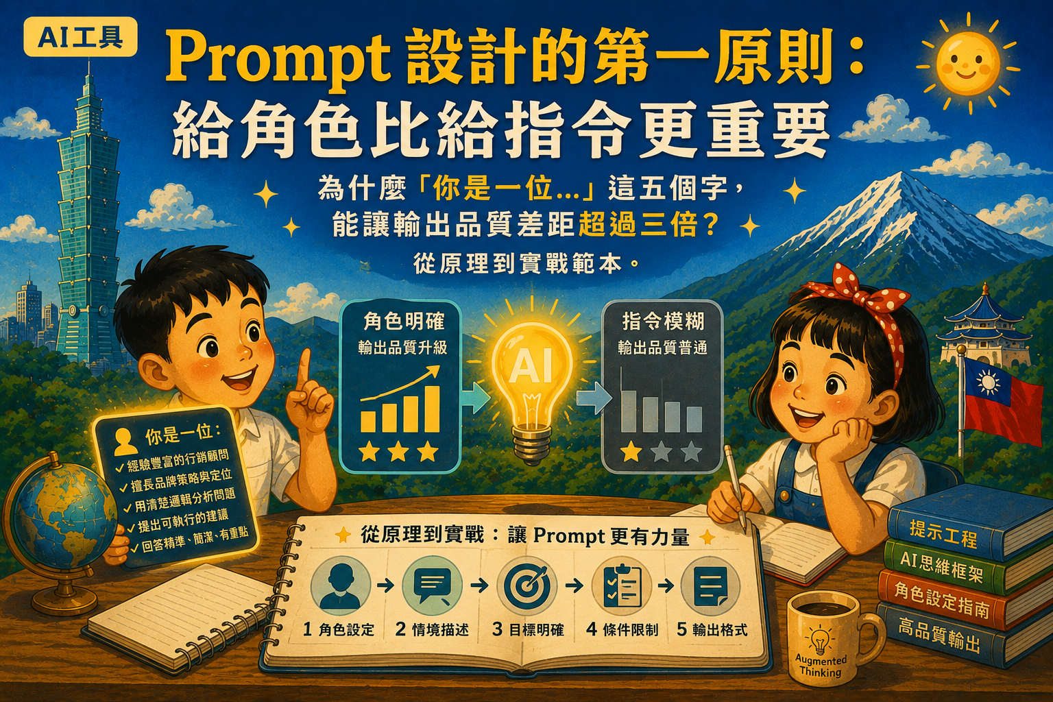 Prompt 設計的第一原則：給角色比給指令更重要